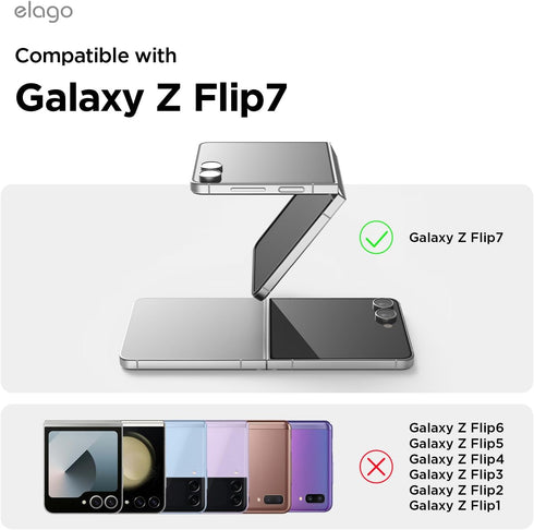 elago Samsung Galaxy Z Flip 7 Case Magnetic Clear